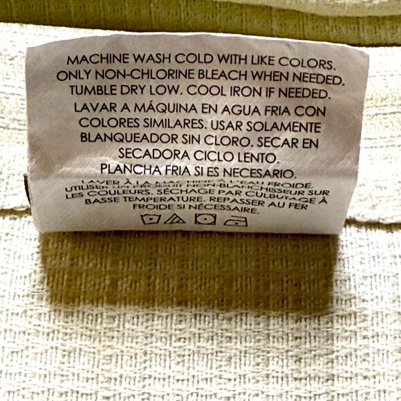 Noritake Colorwave Collection Napkin Jute Textured Set Of 4 Cream Square 19"x19" - Picture 5 of 6